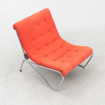 A model '600' armchair, EM-möbler, 1970's.