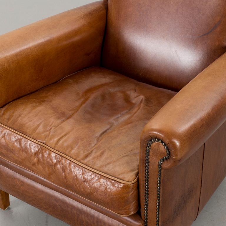 FÅTÖLJ, engelsk stil, 1900-talets slut.