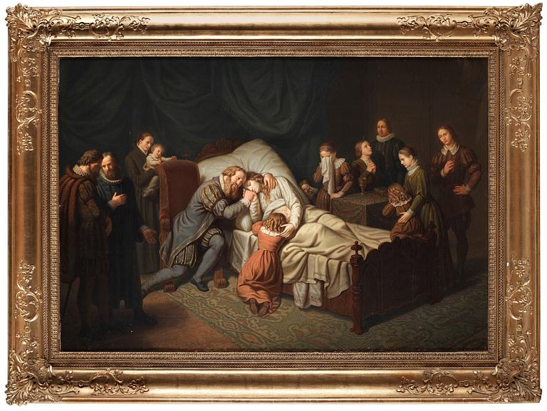 Anders Lundqvist, Gustav I:s farewell from his wife consort Magareta Lejonhufvud at her deathbed.