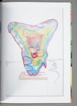 MARC QUINN, bok, signerad och daterad 2008. Galerie Hopkins.