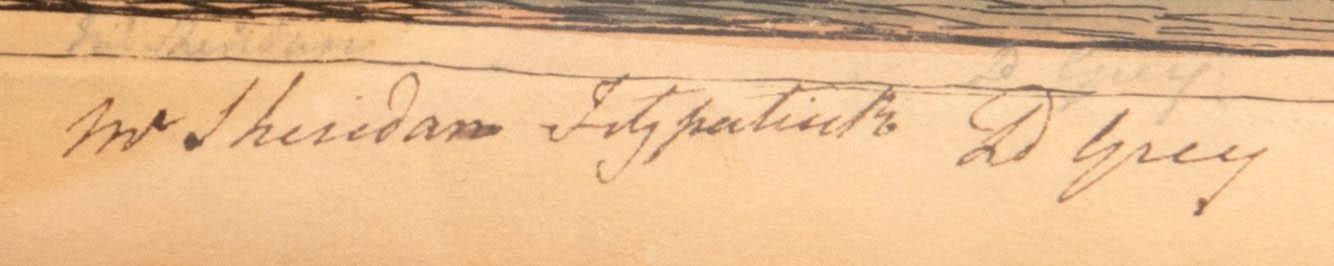 James Gillray, "The funeral procession of Broad-Bottom" 1807.