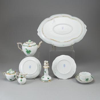 Porcelain tableware, 10 pieces, Herend, Hungary.