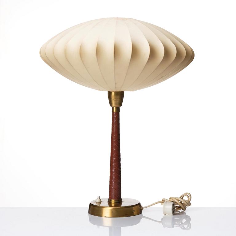 Hans Bergström, a pair of table lamps, model "701", ateljé Lyktan, Sweden, 1950s.