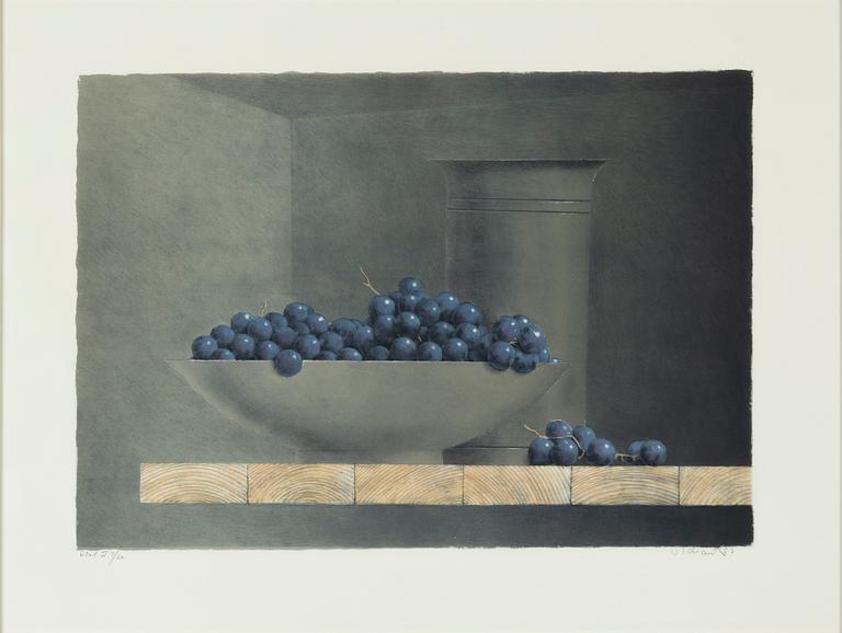 Philip von Schantz, Grapes in a Bowl.