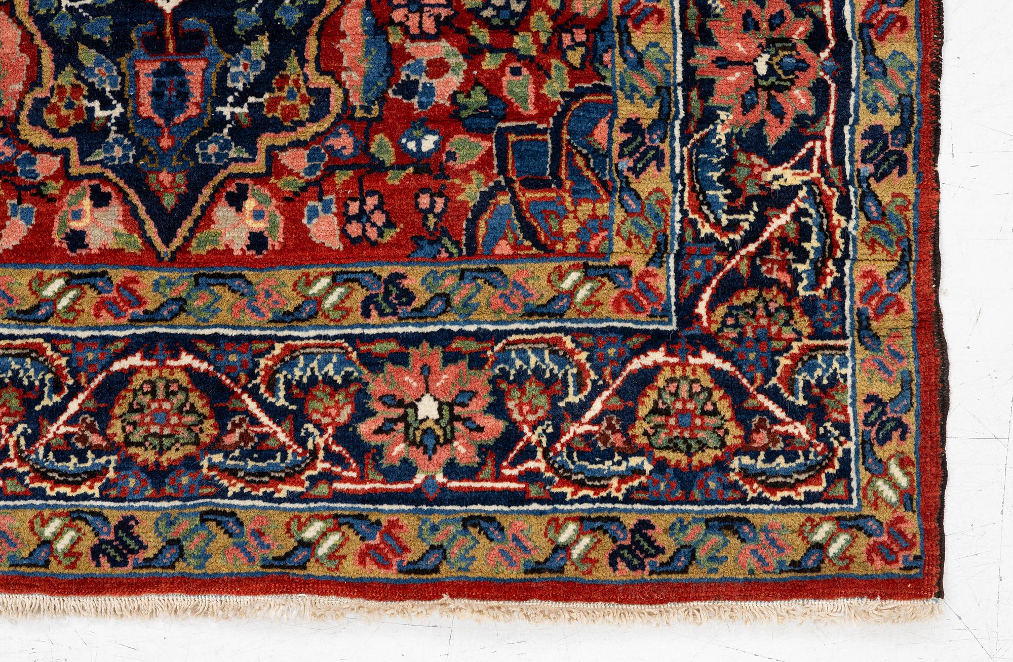 A semi-antique Sharabian rug, c. 128 x 100 cm.