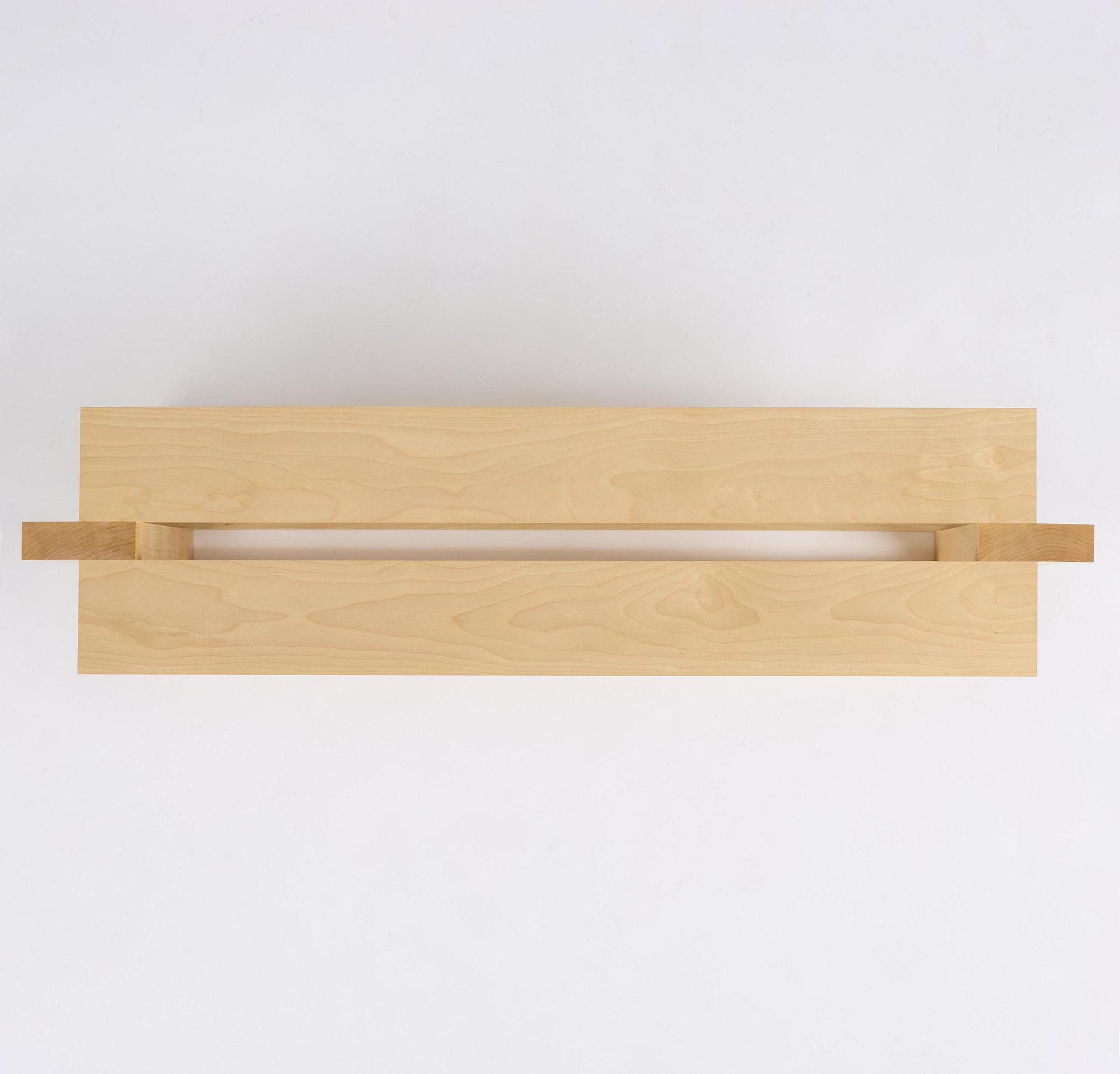 Nick Ross, an "Arrangement #16" coffe table/bench, executed in his studio, Stockholm, 2024.
