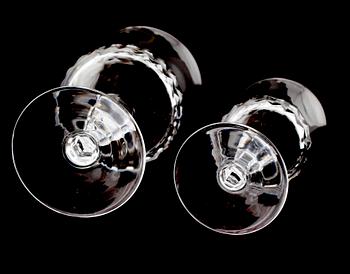 SERVISGLAS, 16 st, "Silvia", Ingeborg Lundin, Orrefors.