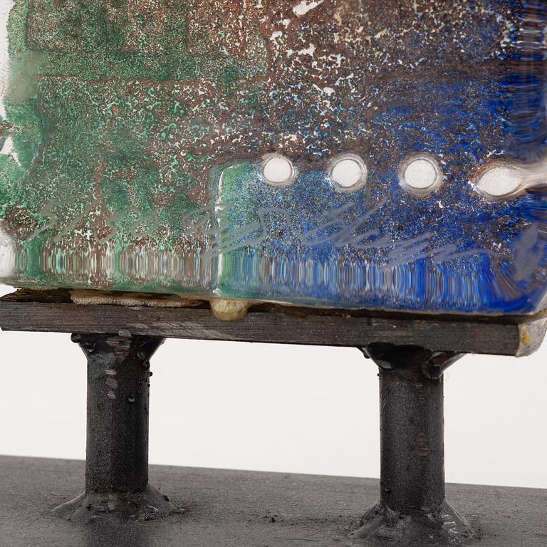Björn Ekegren, a glass sculpture, signed and numbered 5/50.