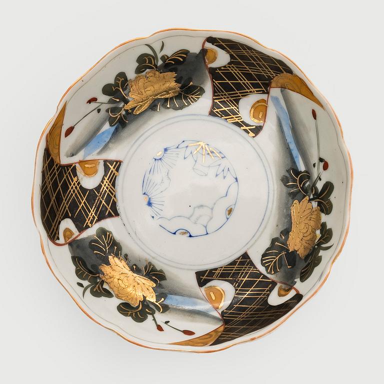 Vateja, 3 kpl, posliini, Japani 1800-luku.