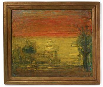 631. Carl Kylberg, ”Afton i en stilla vik”.