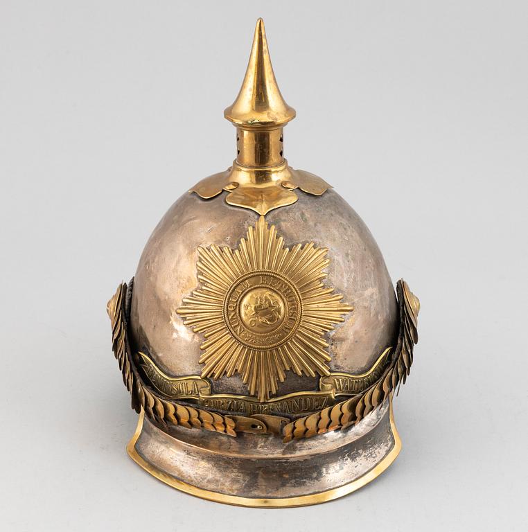 A Hanover 1846 pattern  Kurassier helmet.