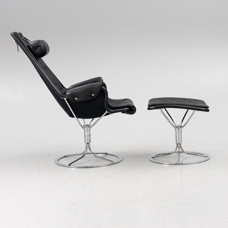 Bruno Mathsson, fåtölj med fotpall, "Jetson", Dux och Bruno Mathsson International, 2000-tal.