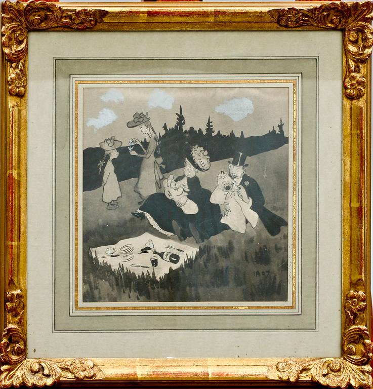 Ivar Arosenius, "I naturens sköte".