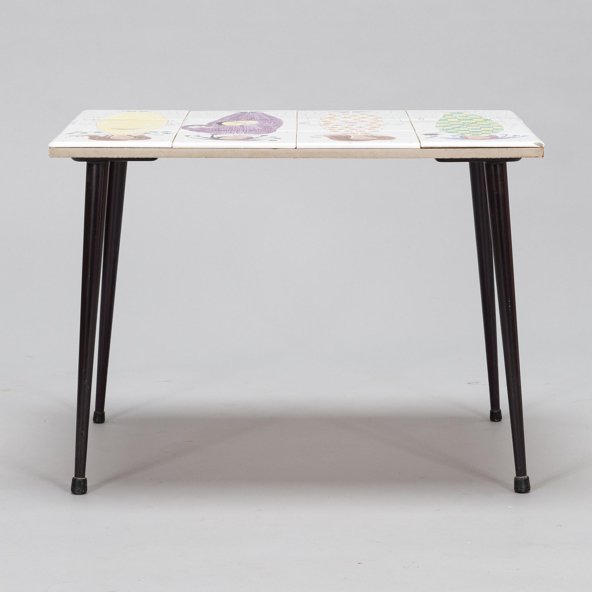 A 1960s side table.