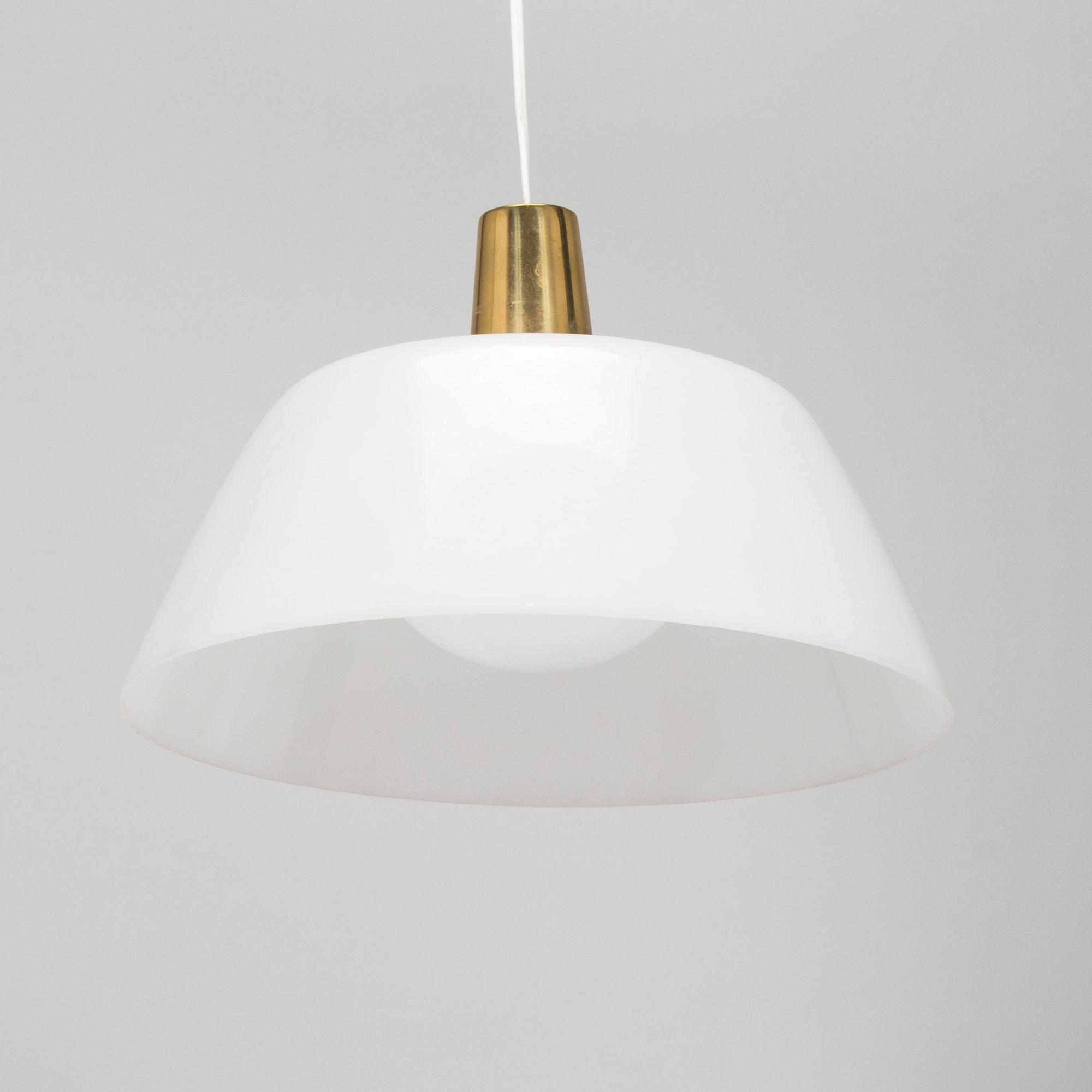 Yki Nummi, A mid-20th century ceiling light model 61-375 for Stockmann Orno, Finland.