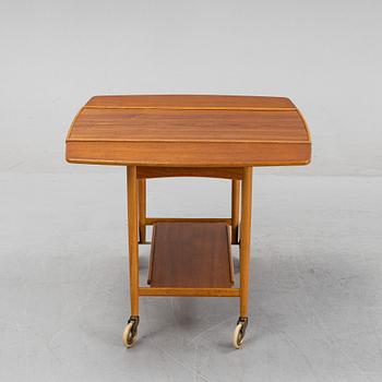 A teak 'Rullan' serving trolley by Ove Blidberg for Nadersson & Hagsjö, designed ca 1959.