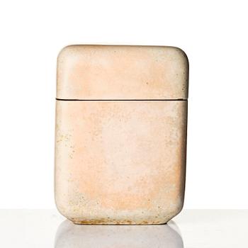 Hans Hedberg, a faience lidded jar, Biot, France.