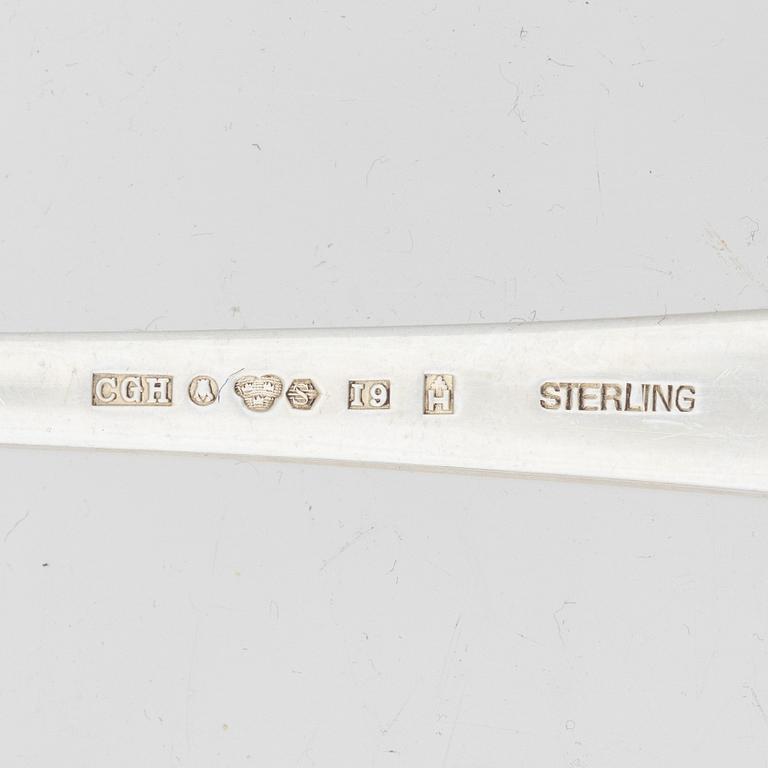 A Swedish silver cutlery, 'Excellens', including with mark of CG Hallberg, Stockholm 1959 (132 pieces).
