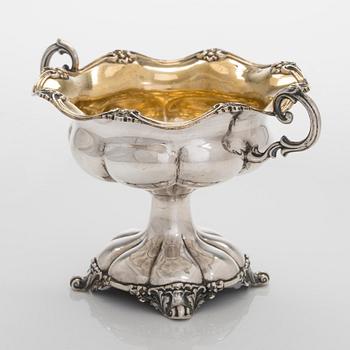 Otto Roland Mellin, skål, silver, Helsingfors, 1881.