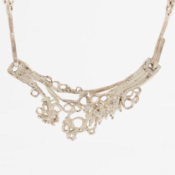 Lars Arby, a necklace and a pendant, sterling silver and silver, Gothenburg.
