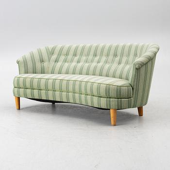 Carl Malmsten, soffa, svängd "Roma", 1900-talets mitt.