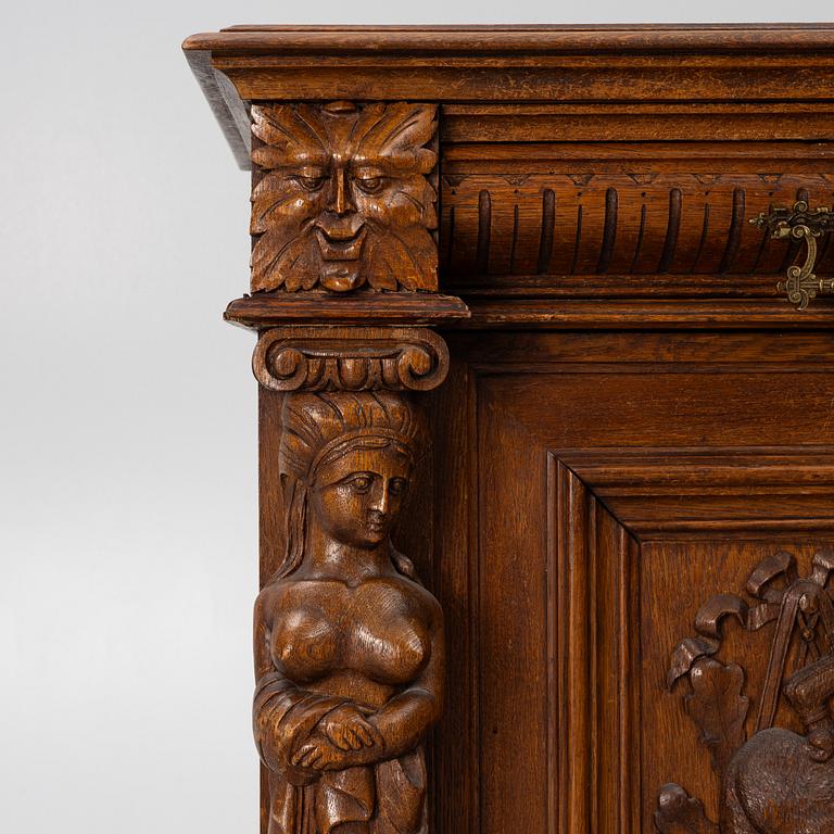 A cabinet, neo-Renaissance, circa 1900.