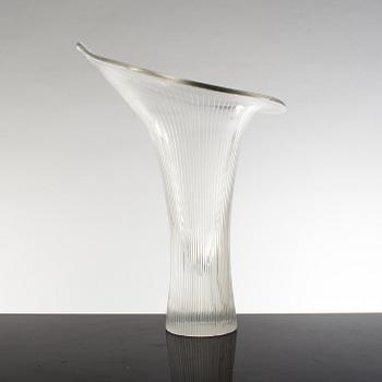 TAPIO WIRKKALA, vas i glas, "Kantarelli", Iittala 1950-tal.