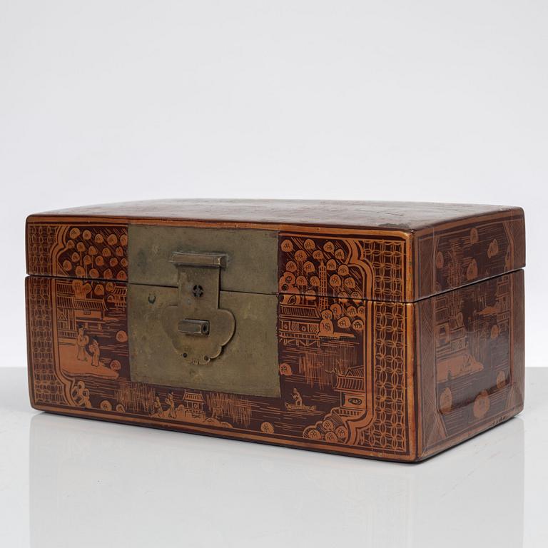 A Chinese box, early 1900.