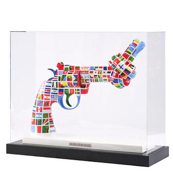 184. Carl Fredrik Reuterswärd, "One World for Non-Violence".