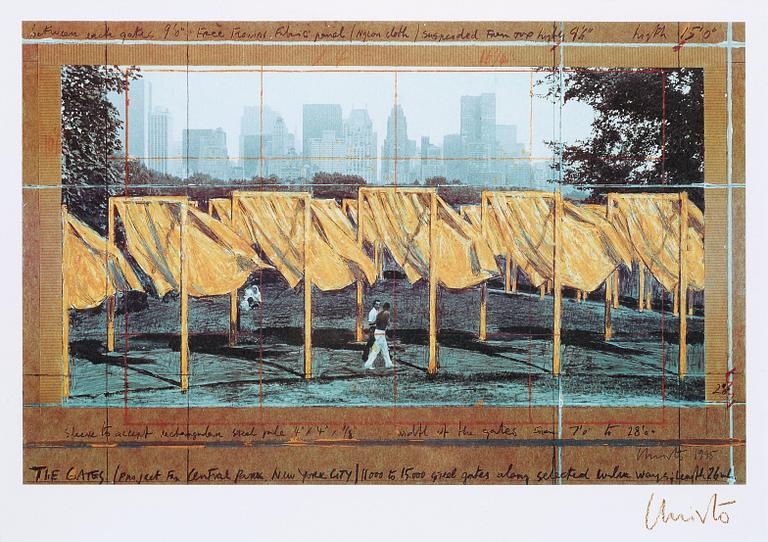 Christo & Jeanne-Claude, "The Gates (Project for Central Park, New York City)".