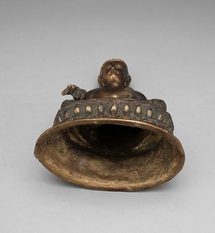 BUDDHA, brons, Kina, trol 1900-tal.
