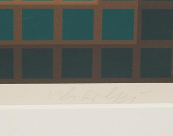 VICTOR VASARELY, färgserigrafi, signerad och numrerad 225/250.