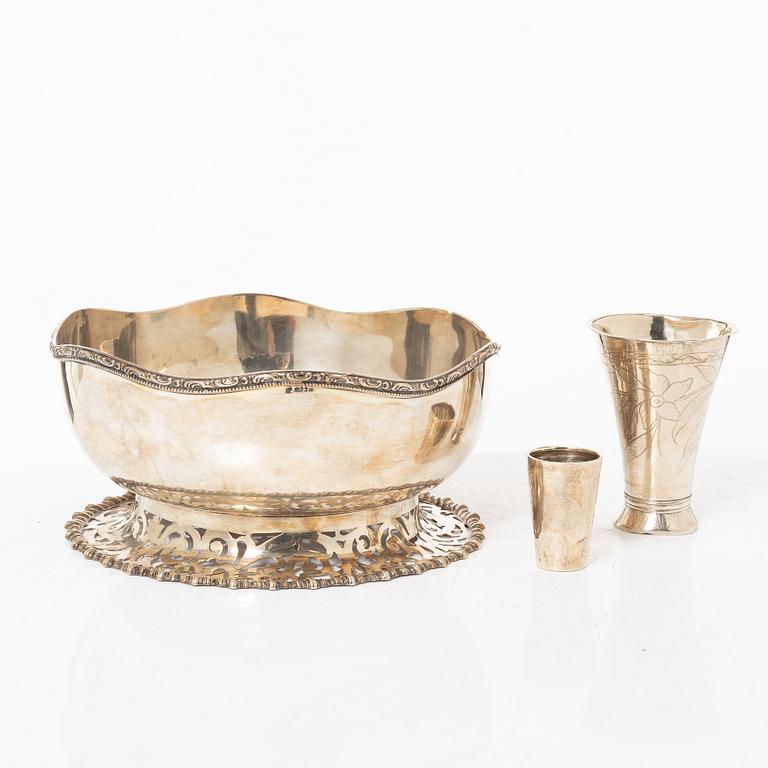 Silver, 3 pieces, Sweden.