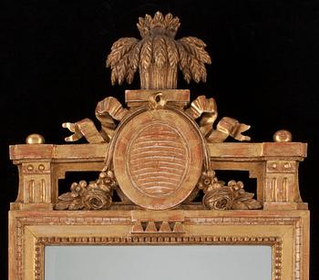 SPEGEL, av Johan Åkerblad (mästare i Stockholm 1758-1799). Gustaviansk.