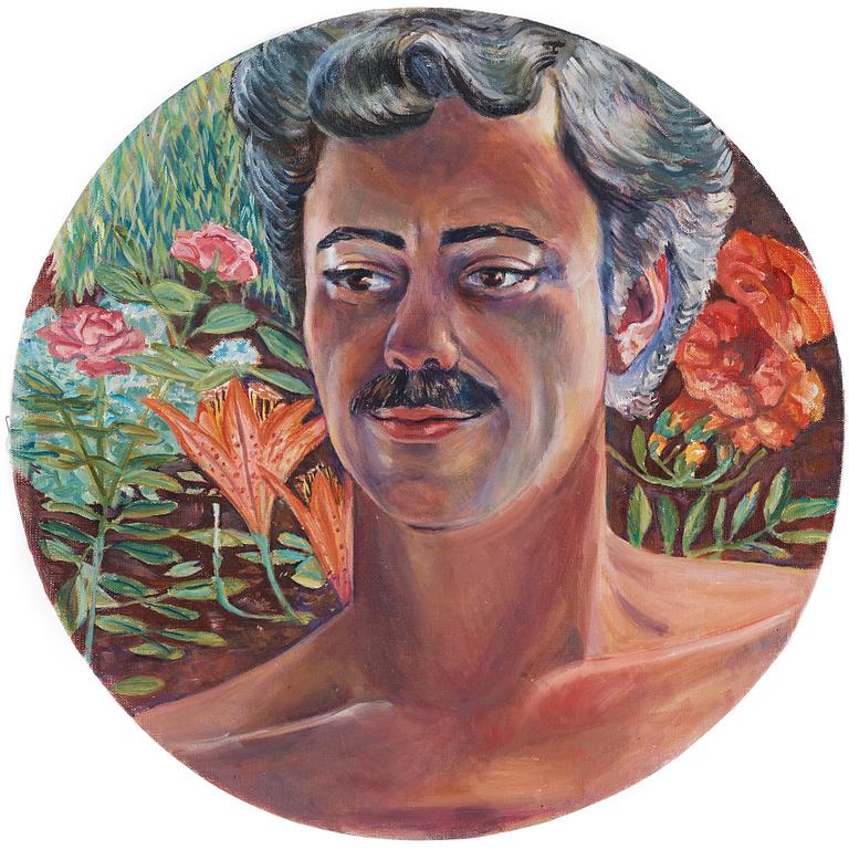 Sylvia Sleigh, "Mel Pekarsky Tondo".