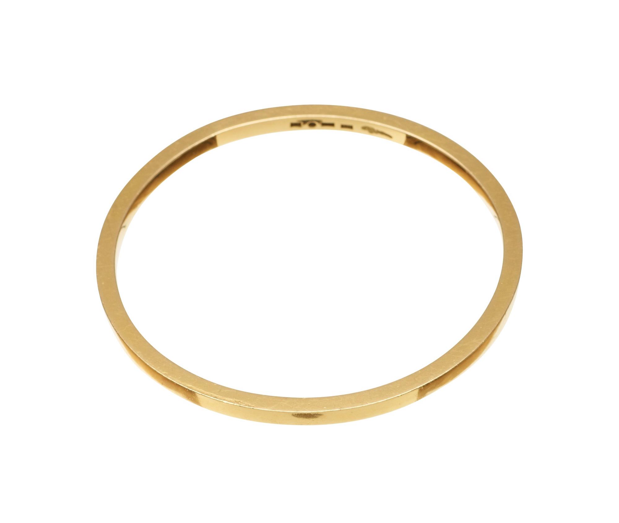 A Rey Urban gold bangle, Stockholm 1998.