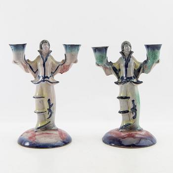 Candelabras, a pair, Art Deco, early 20th century.