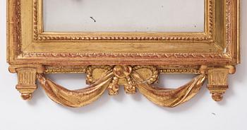 A Swedish Gustavian mirror, second part of the 18th century.