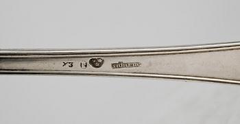 SOPPSLEV, silver, Petter Adolf Sjöberg, Stockholm 1828. Vikt ca 256 gram.