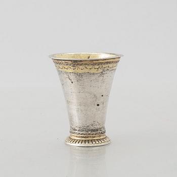 Jonas Thomasson Ronander, bägare, silver, Stockholm 1761.