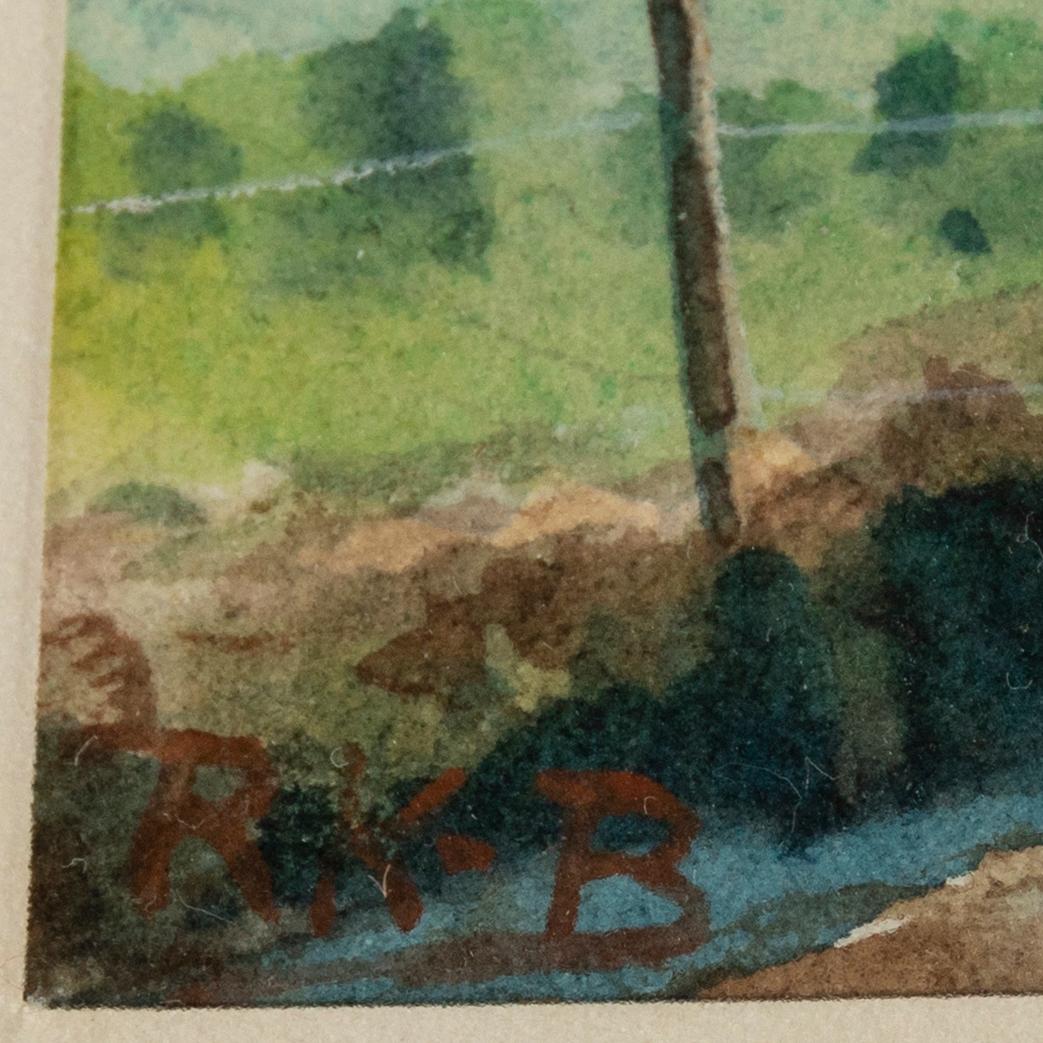 Regina Kylberg-Bobeck, watercolour, signed.