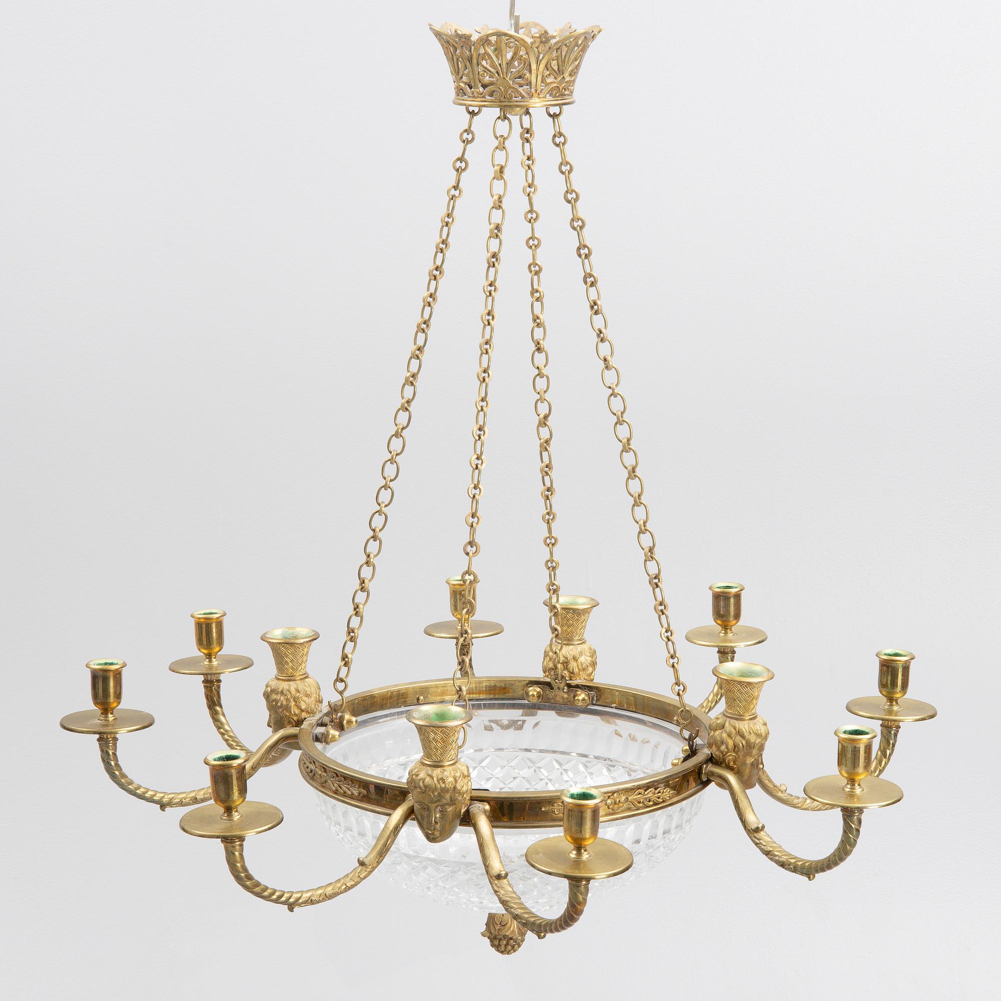 Ceiling lamp, second half of the 19th Century.
