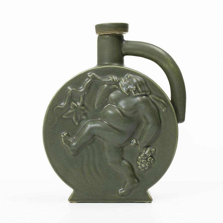 a carafe with stopper, Höganäs.