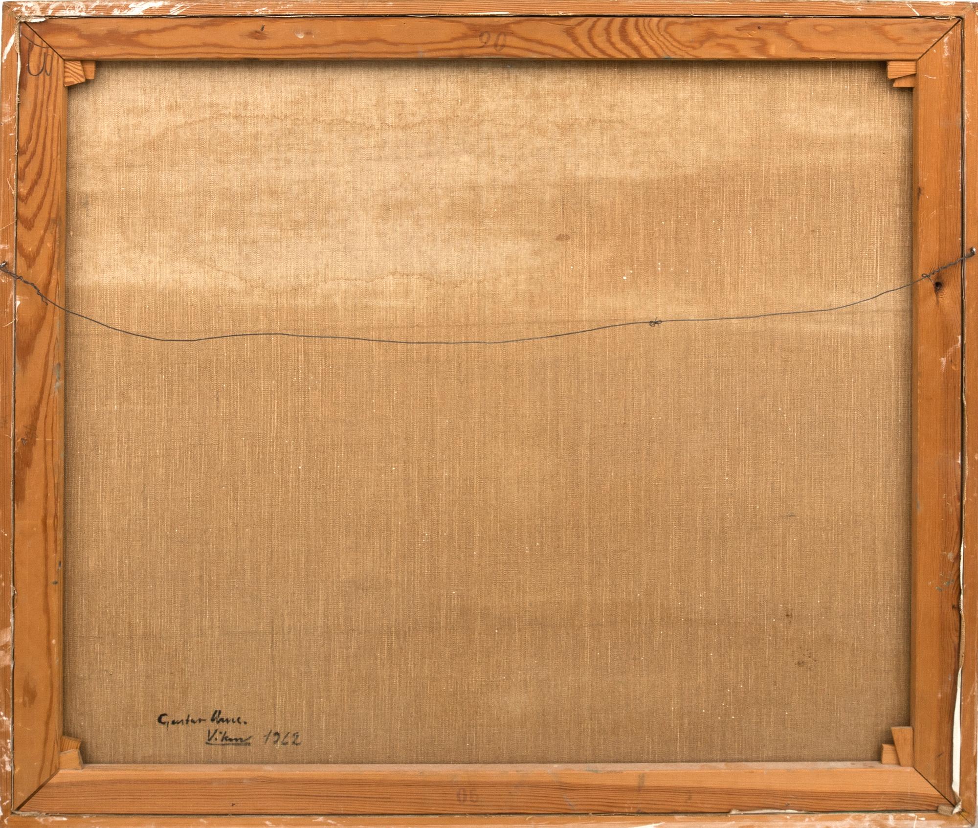 Gustav Arne, olja på duk signerad och daterad 1962.