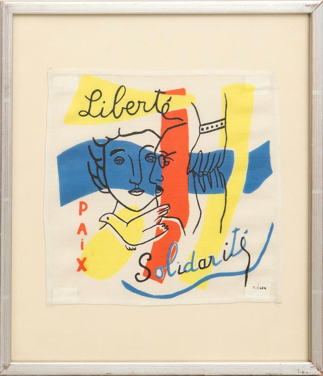 Fernand Léger, "Liberté Paix Solidarité".