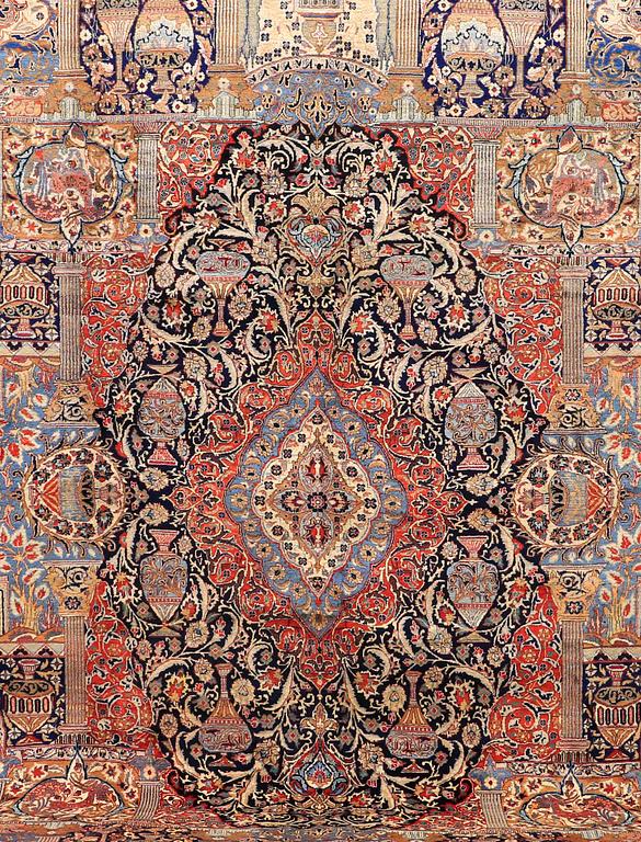 MATTA, Figural kashmar, ca 400 x 295 cm.