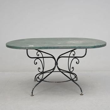TRÄDGÅRDSBORD, gjutjärn, Frankrike, 1900-tal.