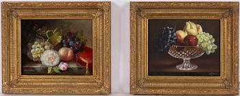 Okända konstnärer, stilleben, 2 st.