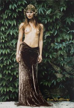 Ewa Rudling, fotografi av Nastassja Kinski, signerad.