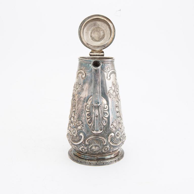 Coffee pot silver London England 18th / 19th Century.